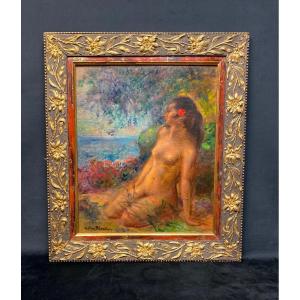 “vahiné” By Gaston Blondeau