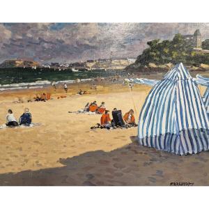 Before The Storm, Lock Beach In Dinard De Margueray