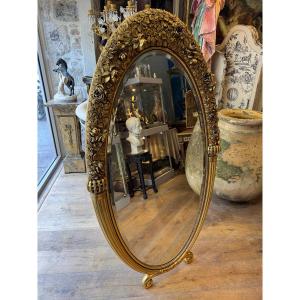 Gilded Wood Mirror