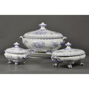 Set Of Pieces In Gien Earthenware - Liserons Service