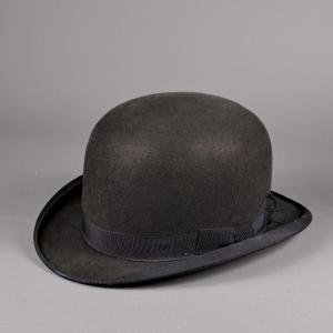 Old Bowler Hat In Its Original Box And Cover.