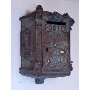 Post Office Mailbox - Cast Iron Delachanal Model - Late 19th Century