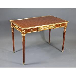 Louis XVI Center Table After Jean-henri Riesener