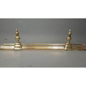 19th Century Bronze Hearth Bar