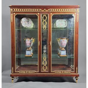 Large Louis XVI Style Showcase