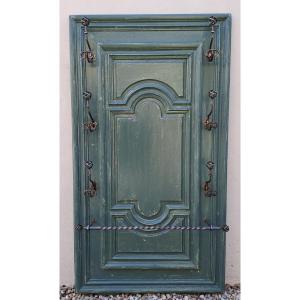 Louis XIV Coat Rack In Lacquered Wood And Wrought Iron