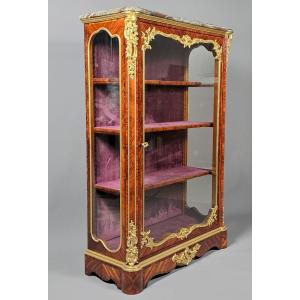 Napoleon III Show Case Stamped Pecquereau In Paris