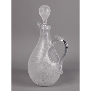 Bacarrat Frosted Crystal Refresher Carafe