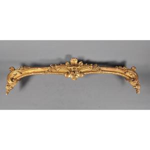 Napoleon III Gilded Wood Valance