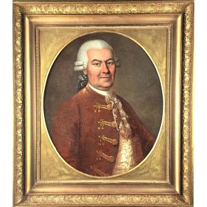 Rare Portrait Of Ferdinand Berthoud, Famous King Louis XVI Watchmaker