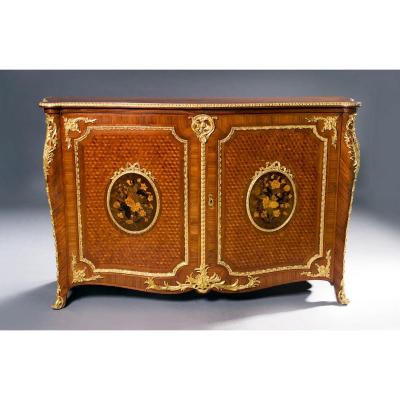 Monbro - Important Meuble d'Appui Napoleon III