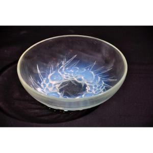 Molded Pressed Glass Cup Signed René Lalique, Early 20th Century