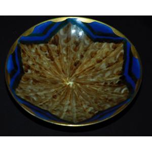 Ceramic Plate Signed Tharaud Limoges 20th Century