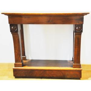 Directoire Style Walnut Console Table – Late 18th / Early 19th Century