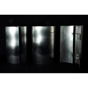 Philolaos Toupias: Stainless Steel Wall Lights 