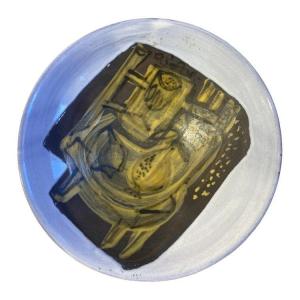 Jacques Innocenti Cubist Ceramic Bowl