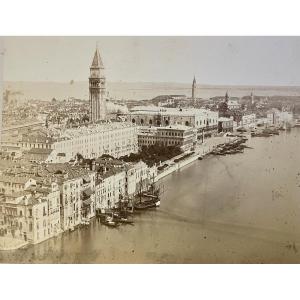 Carlo Ponti, Vintage Photograph Of Florence, Late 19th Century Dry Stamp