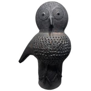 Dominique Pouchain Double-sided Ceramic Owl