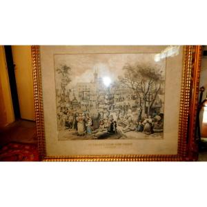 A Pardon At Auray In Brittany By (prosper St Germain)