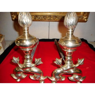 Paire Chenet Louis 14