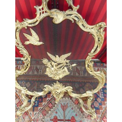 Bronze Fire Screen