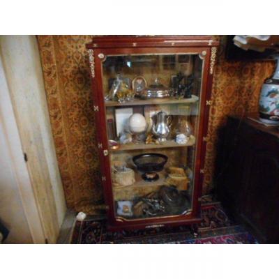 Vitrine Style Louis 16 Acajou 