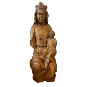 Virgin In Majesty. From Romanesque Art To Gothic.