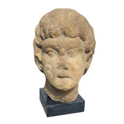 Important Gallo-roman Bust Of Apollo