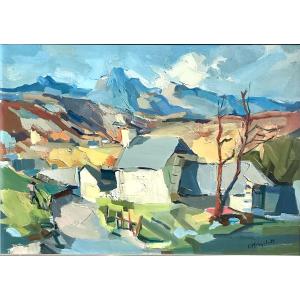 Landscape Of The Pyrenees - François Mengelatte