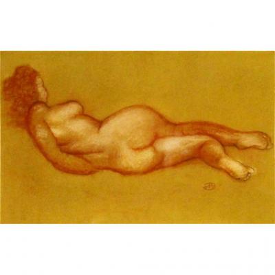 Aristide Maillol (1861-1944) Nude Lying Down