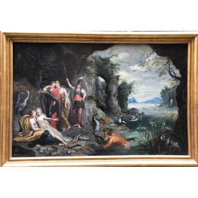 Flemish School XVII: Combat Between Athena And Poseîdon For Attica