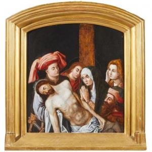 Deposition From The Cross - Flemish School Of The Late 15th Century, Entourage Of Hugo Van Der Goes