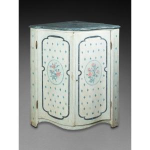 18th Century Double-curved Corner Cupboard