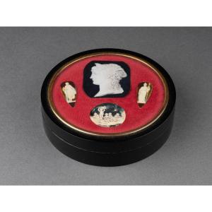 Late 18th Century Miniature Presented In A Bakelite Box