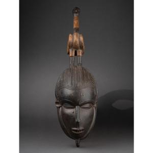 Yaoure African Mask, Ivory Coast, Late 19th Century 