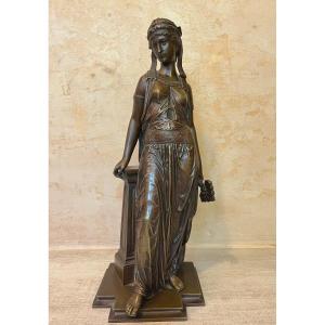 Bronze Sculpture Of Cleopatra 19th Century