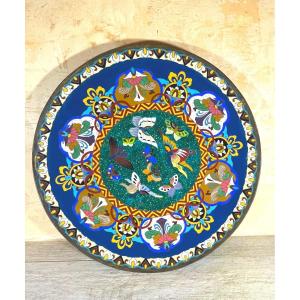 Cloisonné Enamel Dish - Meiji Period