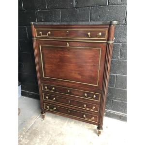 Mahogany Secretaire Louis XVI XVIII Century