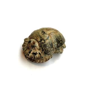 Button Scarab. Ptolemaic Egypt. 4th Century Bc