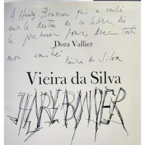Viera Da Silva. Dedication With Drawing 