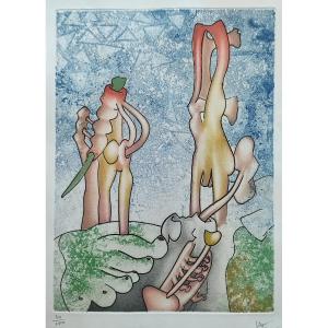 Roberto Matta, Original Lithograph 