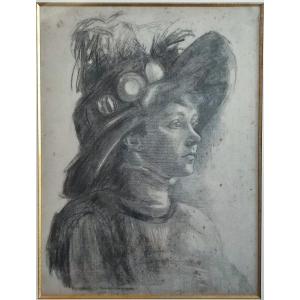 Portrait Of A Woman Around 1900.