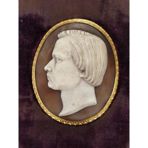 Profile Portrait. Cameo Circa 1850