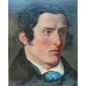 Portrait Of A Young Man. German Romantic School