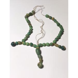 Roman Necklace. Glass Paste. 2nd Century Bc