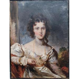 Portrait Of Rosamond Croker. Oil On Canvas, Circa 1830.
