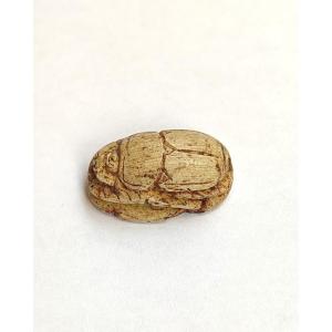 Steatite Scarab. Late Period Egypt 