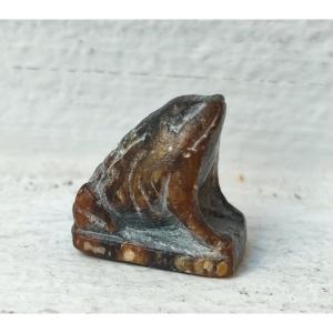 An Egyptian Frog Of The Low Period.