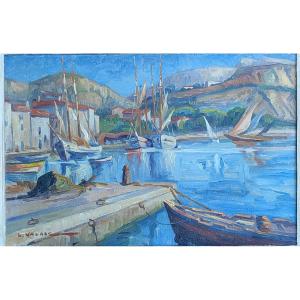 Saint Tropez. Oil On Canvas. 1930-40