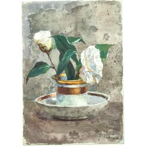 Roses And A Cup. Emma Herland.